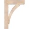Ekena Millwork Thorton Block Smooth Bracket w/ Offset Brace, Douglas Fir, 7 1/2"W x 28"D x 40"H BKT0806X28X40THR05SDF - alternate 3
